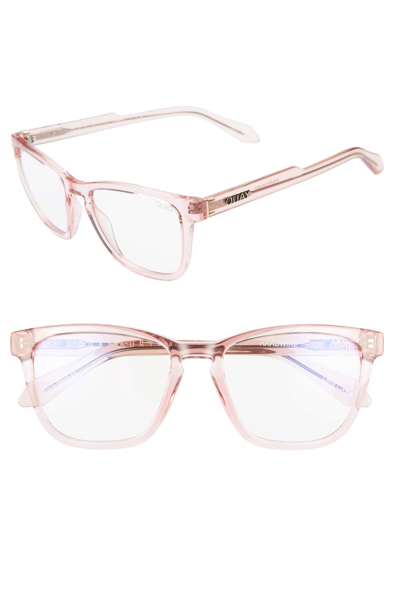 QUAY HARDWIRE 54MM BLUE LIGHT BLOCKING GLASSES,HARDWIRE