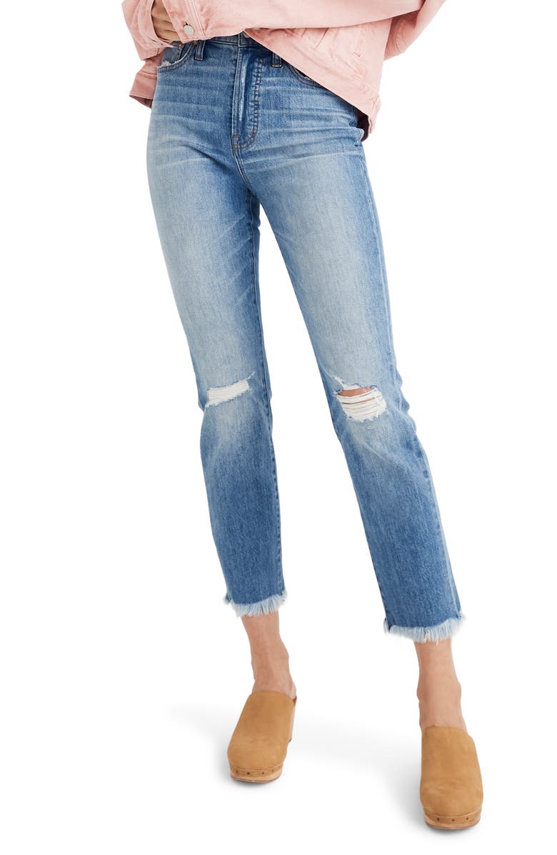 Madewell The Perfect Vintage Crop High Waist Jeans (Parnell Wash ...
