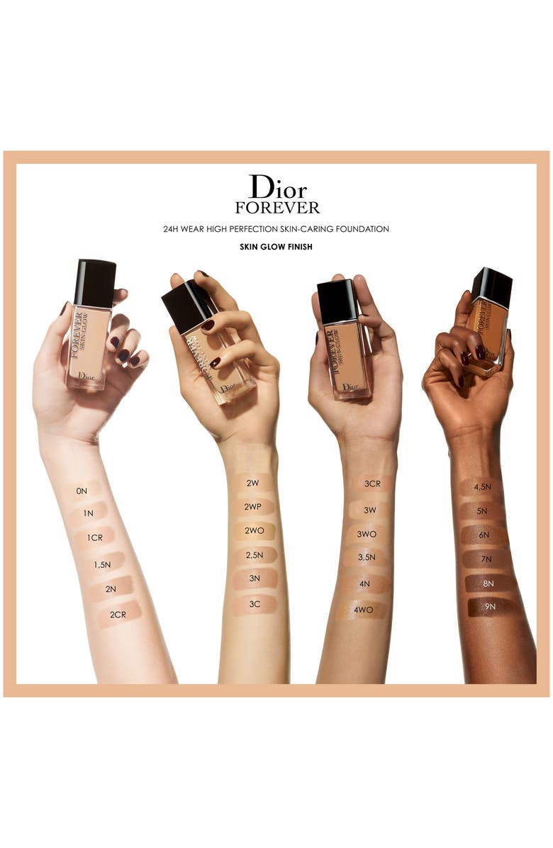 Dior Forever Skin Glow 24H* Wear Radiant Perfection Skin-Caring Foundation 7 Neutral 1 Oz/ 30 Ml