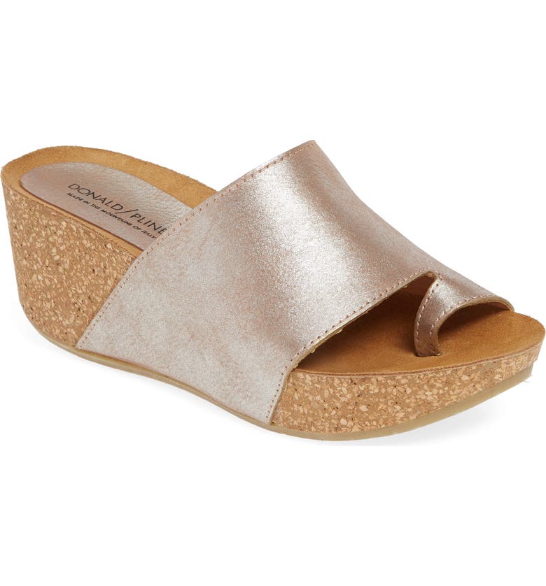 Donald Pliner Platforms DONALD J PLINER GINIE PLATFORM WEDGE SANDAL