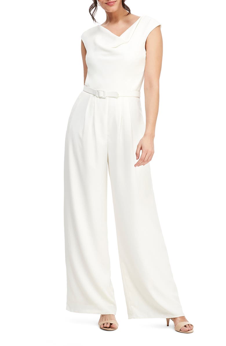 Gal Meets Glam Collection Delia Summer Crepe Jumpsuit | Nordstrom