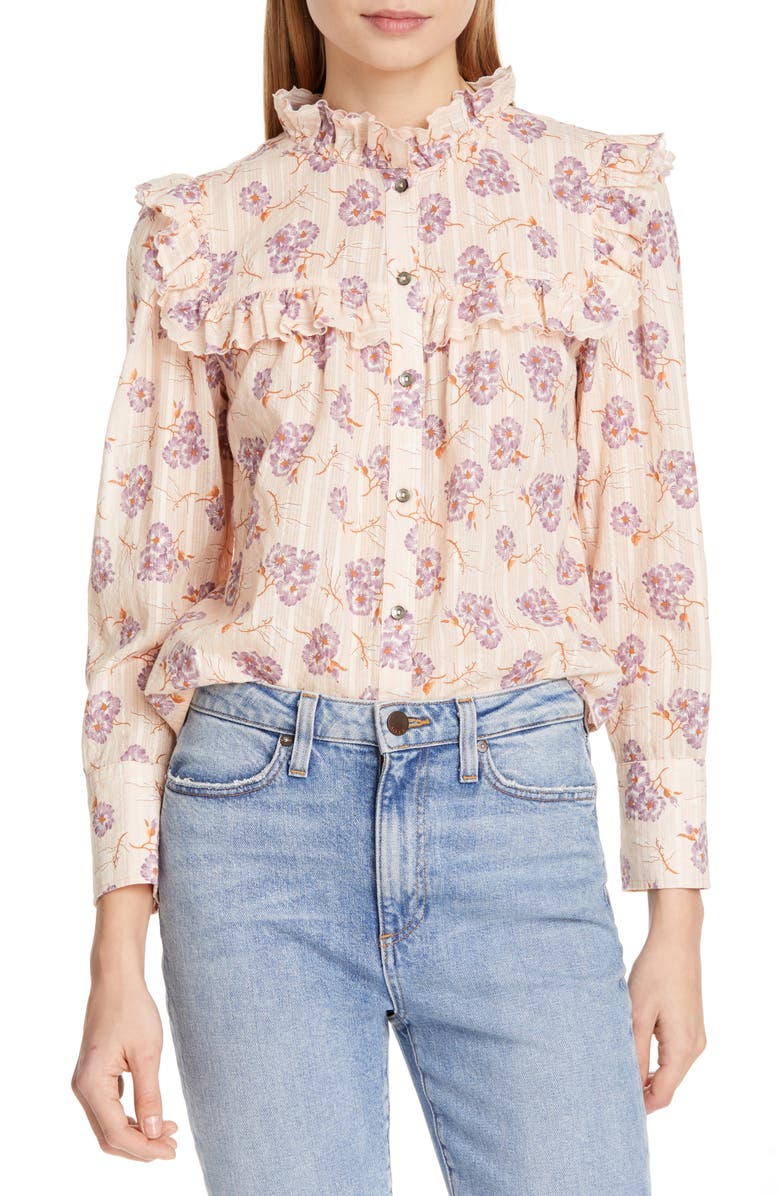 La Vie Rebecca Taylor ADELLE RUFFLE TOP