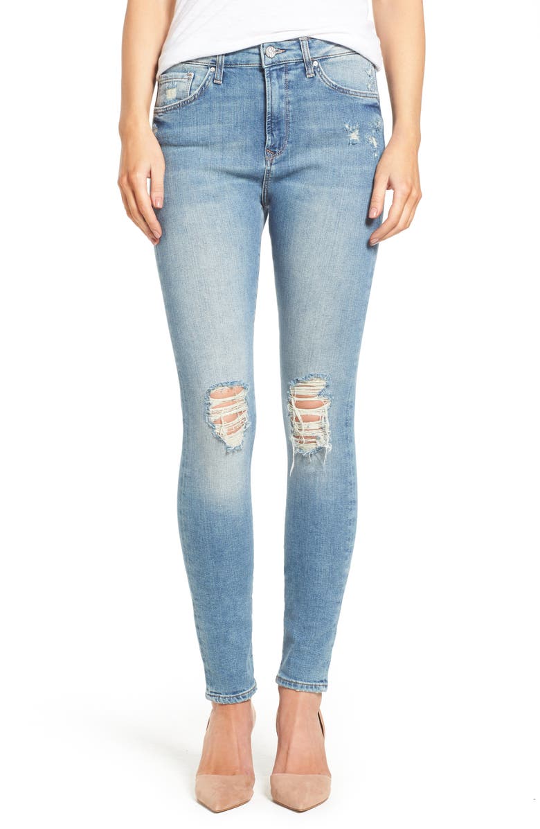 Mavi Jeans Lucy Ripped High Waist Stretch Skinny Jeans (Used Vintage ...