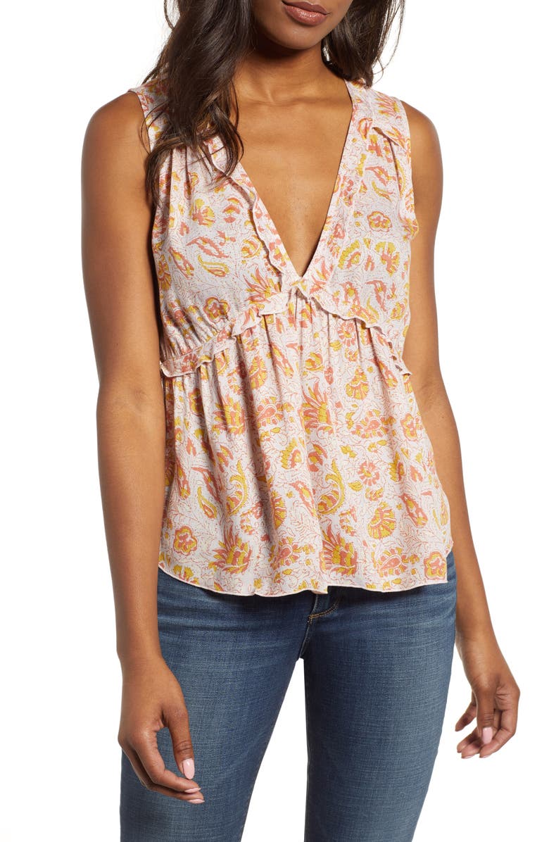 Lucky Brand Tops PRINT SLEEVELESS TOP