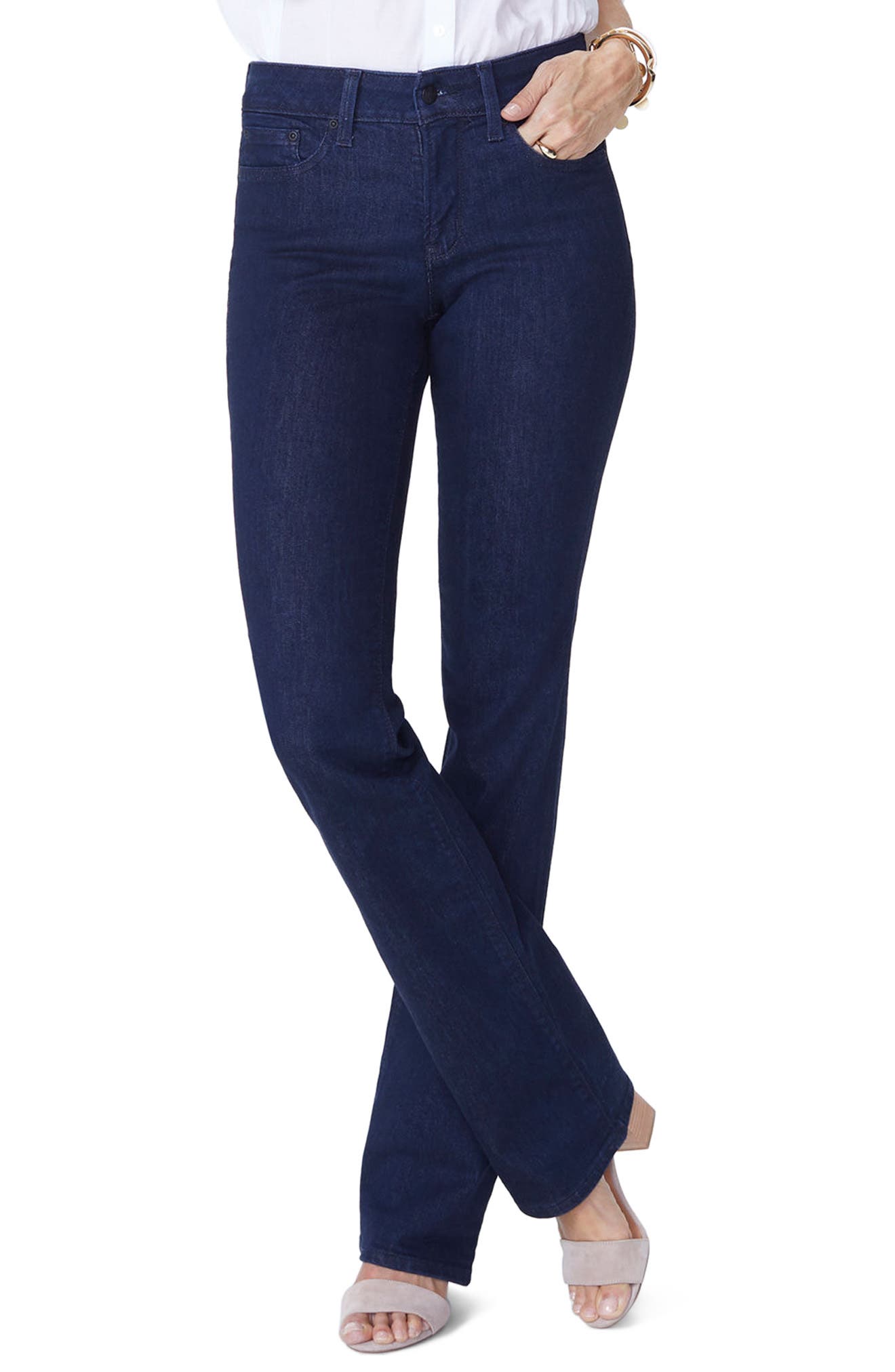 NYDJ Barbara High Waist Stretch Bootcut Jeans (Regular & Petite