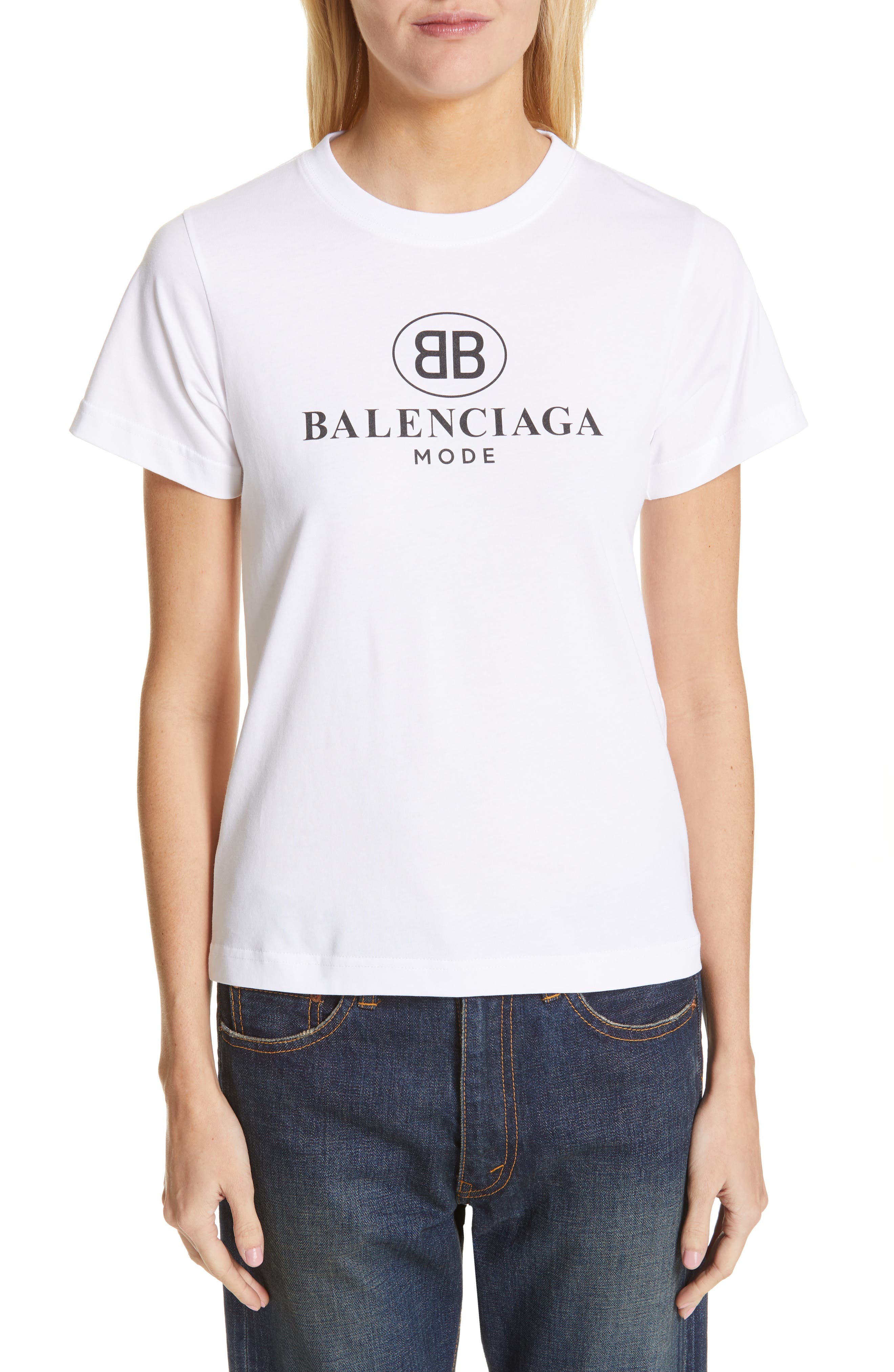 balenciaga basic tee