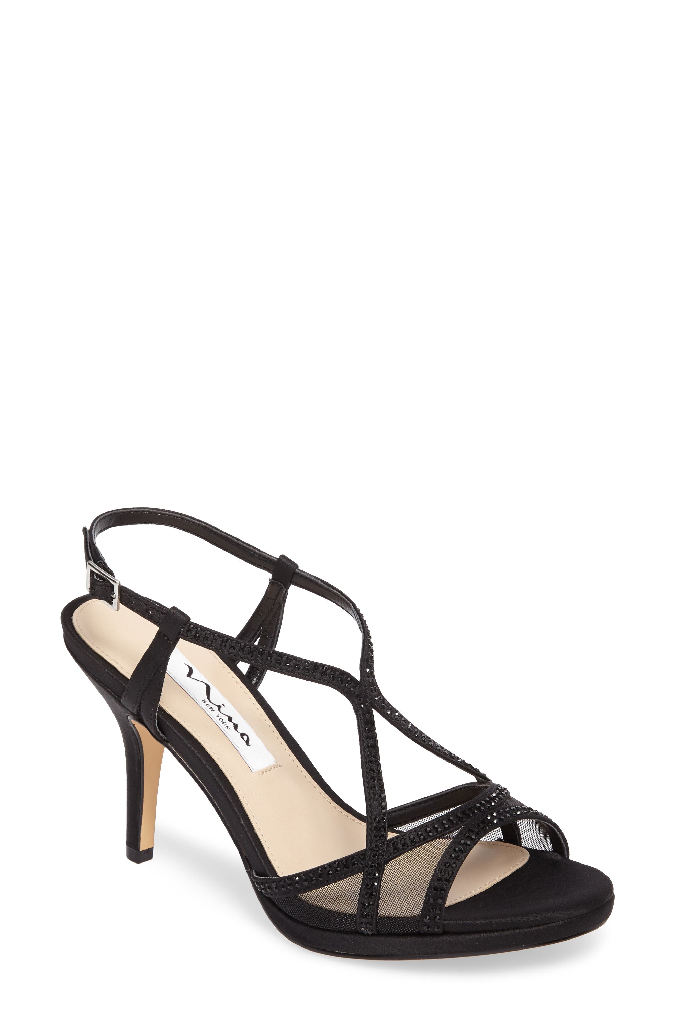 Nina Blossom Crystal Embellished Sandal