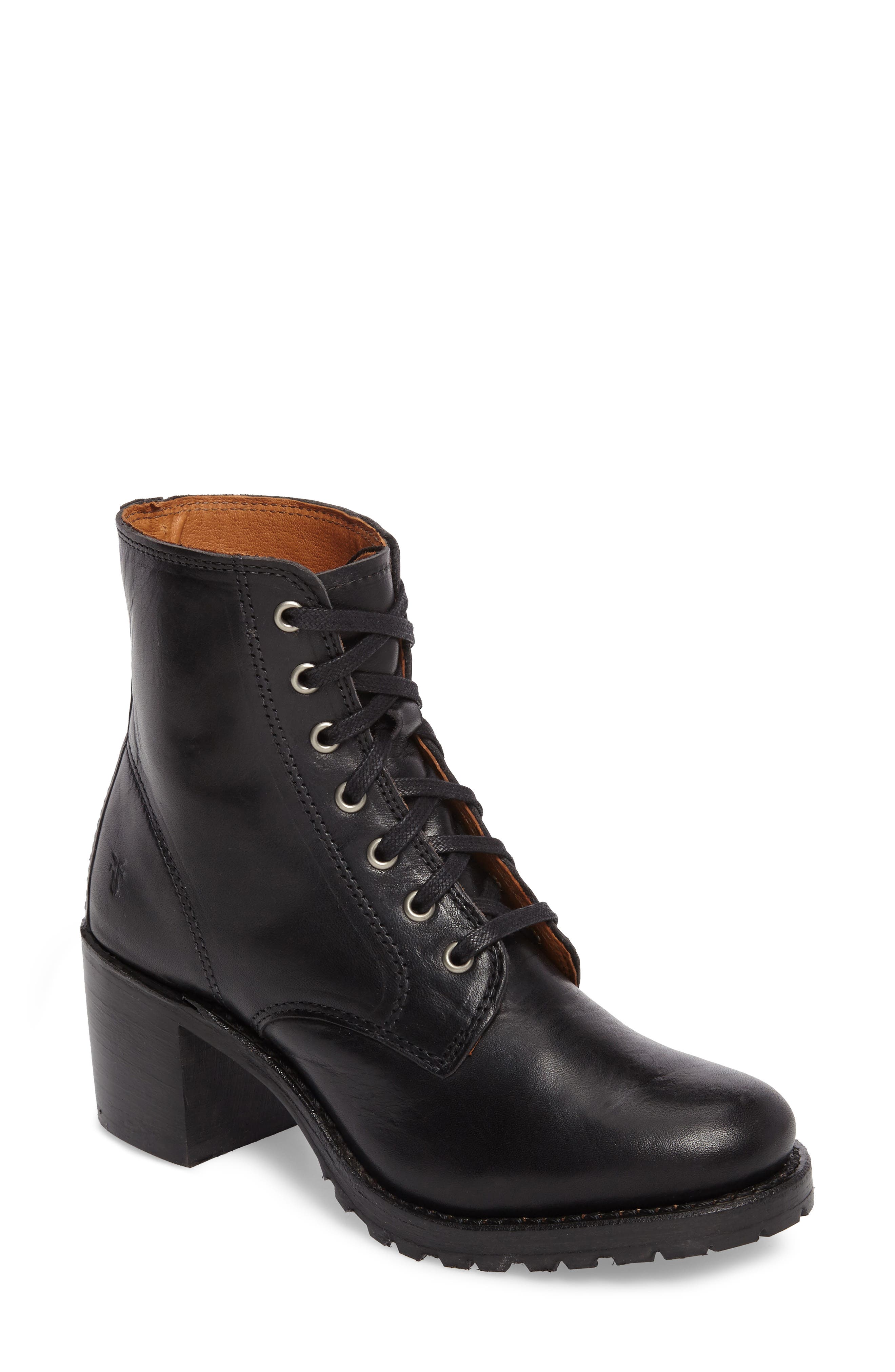 Frye Sabrina 6G LaceUp Boot (Women) Nordstrom