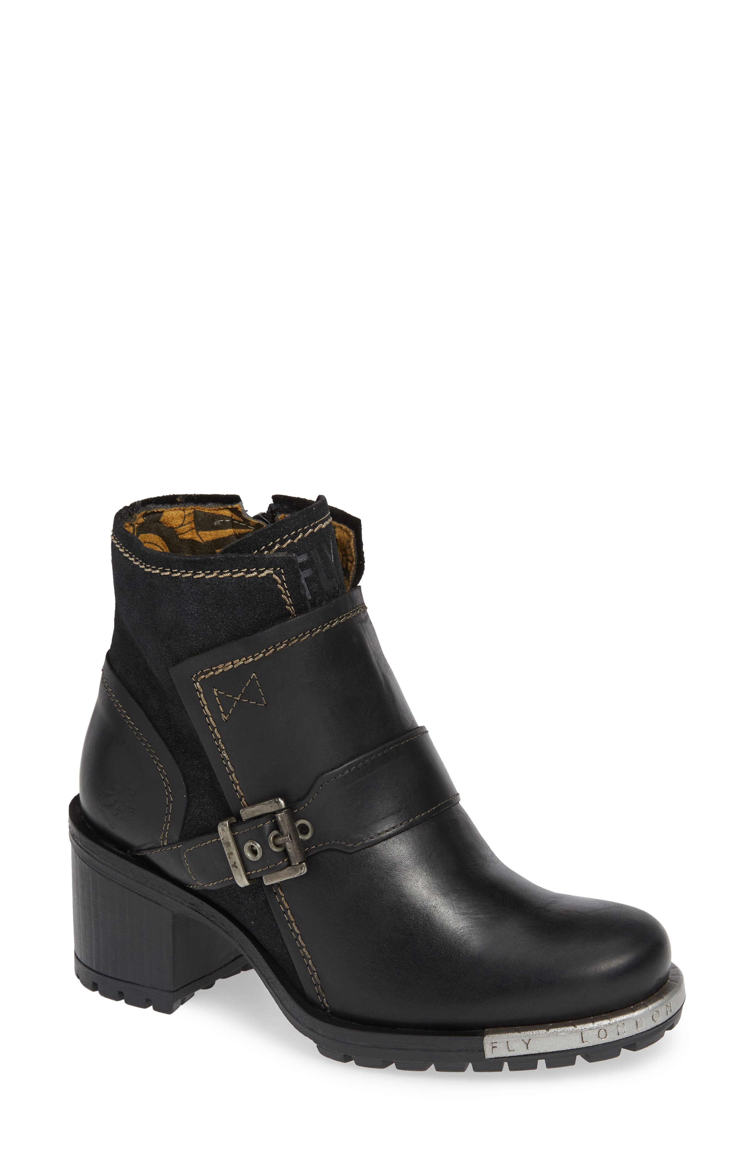 Fly London Labe Bootie, Black
