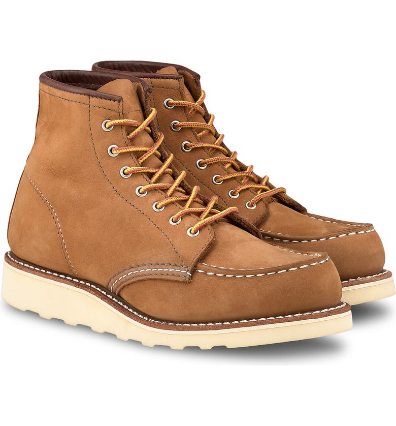 Red Wing 6-Inch Moc Boot In Honey Chinook Leather | ModeSens