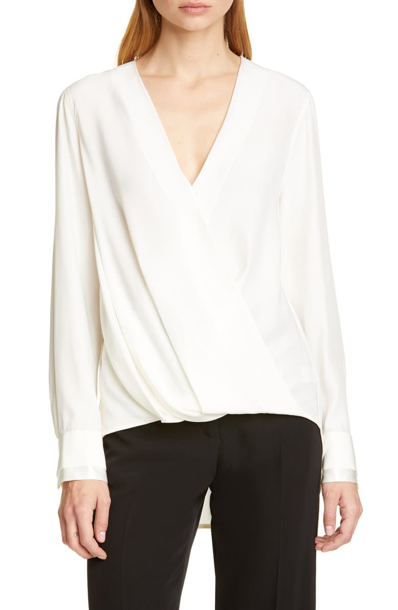 RAG & BONE VICTOR SILK BLOUSE,W292A477B