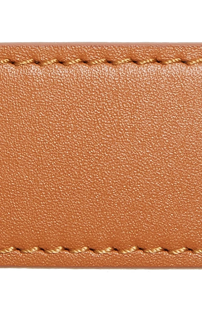 LOEWE ANAGRAM LOGO LEATHER BELT,515.01.011