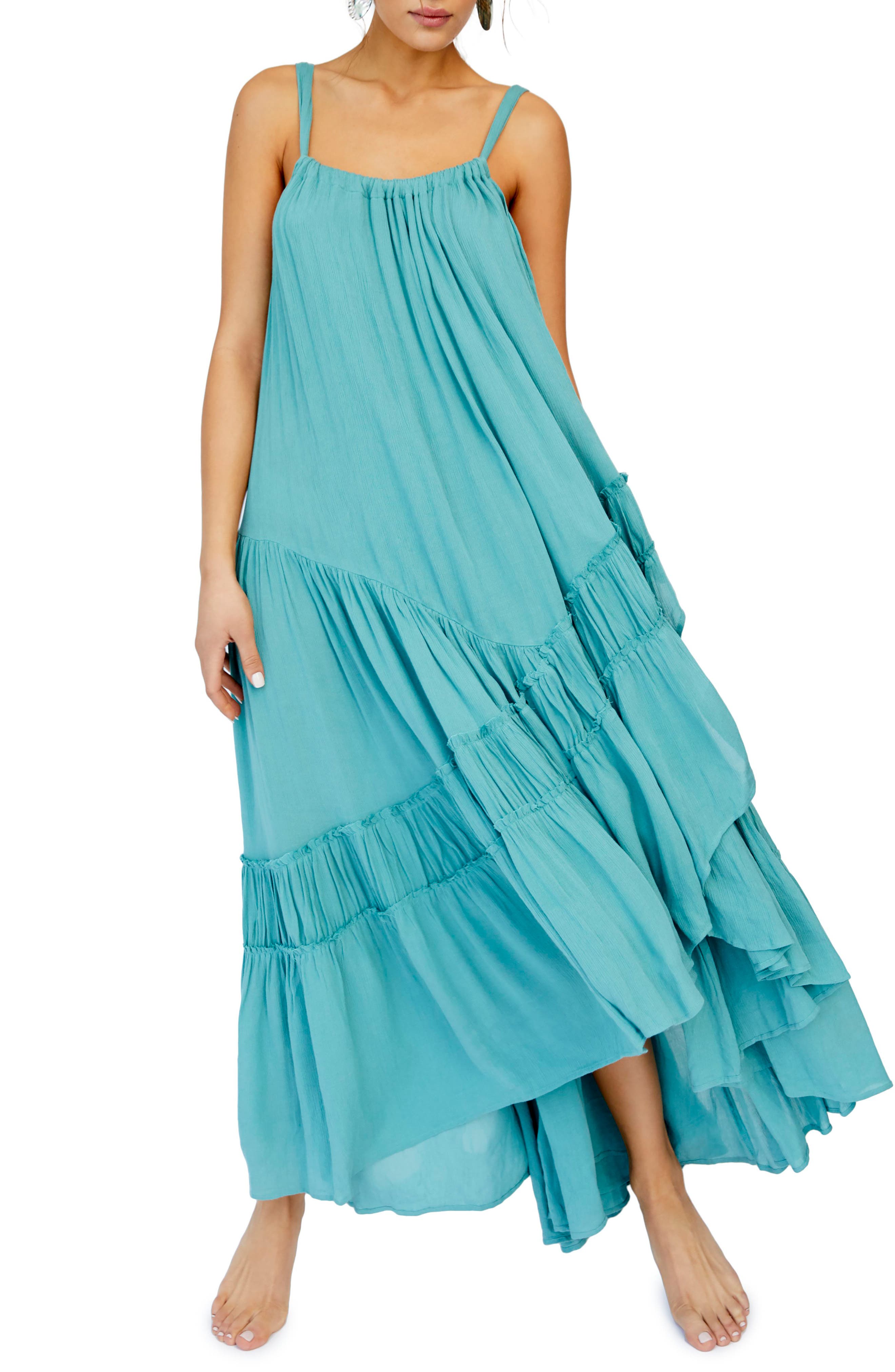 Endless Summer By Free People Bare It All Maxi Dress, Blue