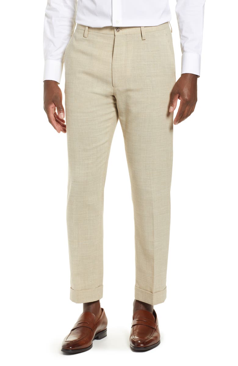 Zanella Pants NOAH FLAT FRONT STRAIGHT LEG STRETCH TROUSERS