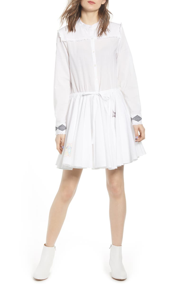 Zadig & Voltaire Dresses RANIL LONG SLEEVE FIT & FLARE DRESS
