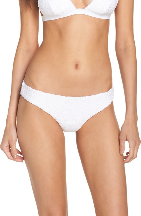 Classic white bikini bottom 