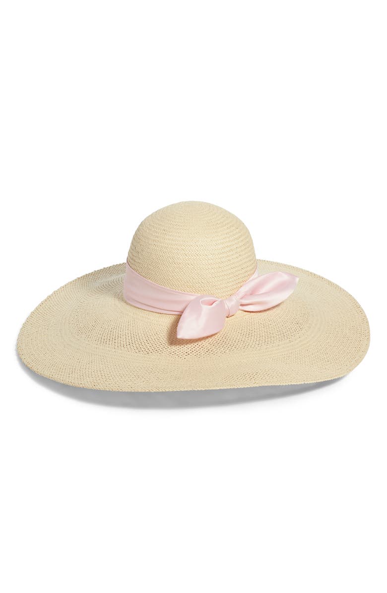 Rachel Parcell Large Brim Straw Hat (Nordstrom Exclusive) | Nordstrom