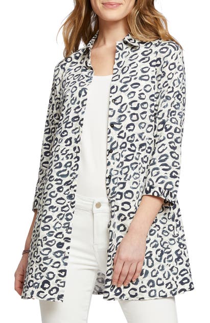 Nic+zoe Jackets LEOPARD KISSES SHIRT JACKET