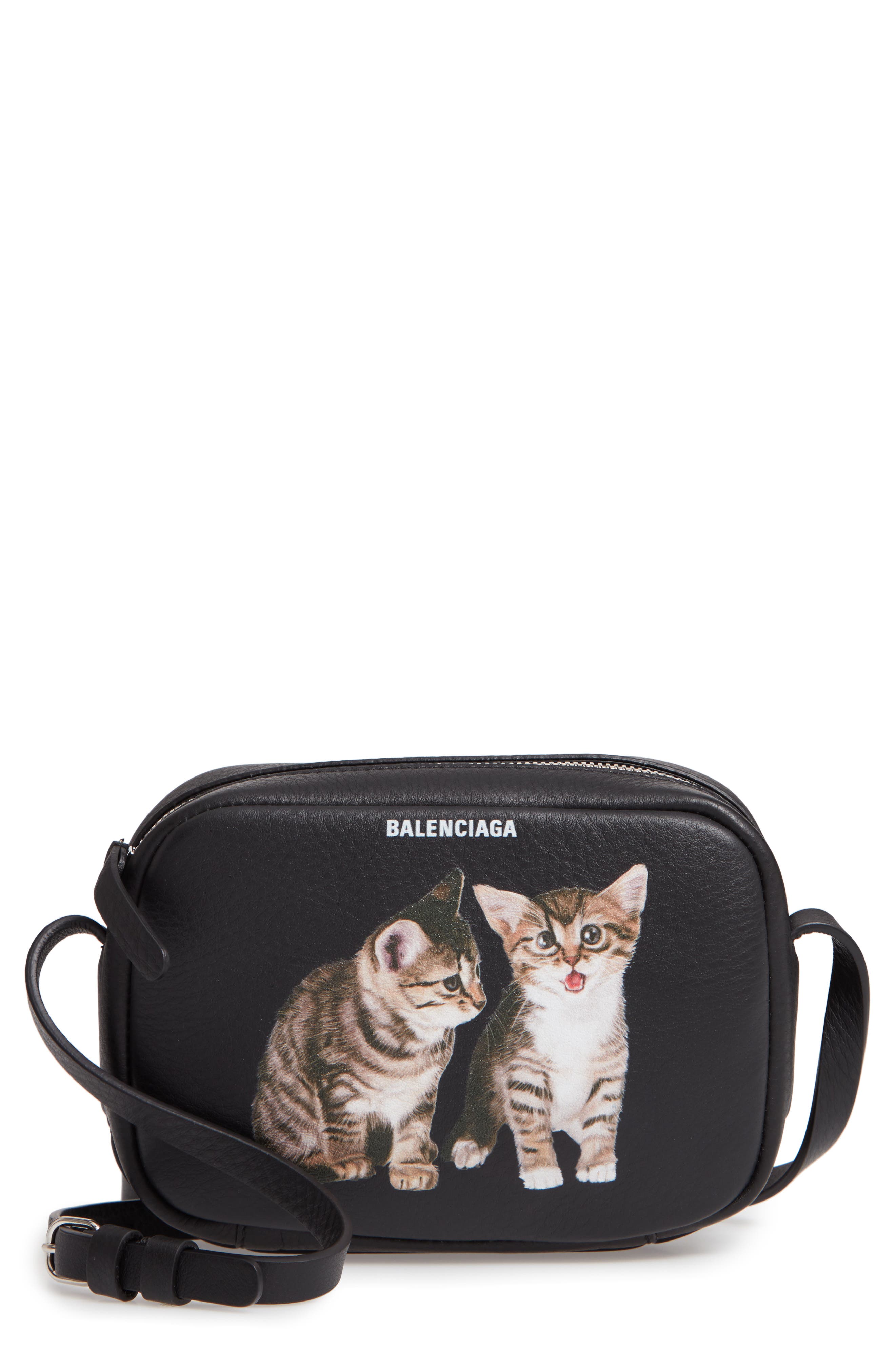 Balenciaga Extra Small Kittens Calfskin Leather Camera Bag Nordstrom