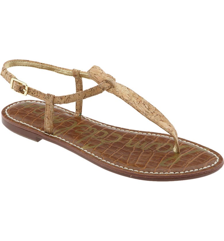 SAM EDELMAN Gigi Sandal, Main, color, NATURAL CORK