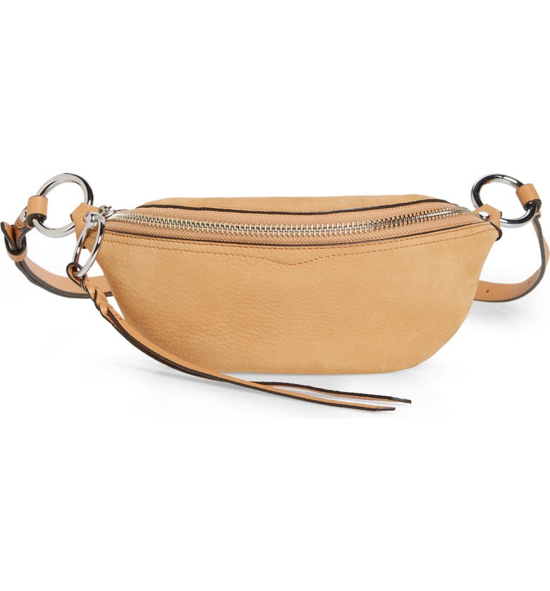 Rebecca Minkoff Mini Bree Leather Belt Bag - Brown In Honey | ModeSens