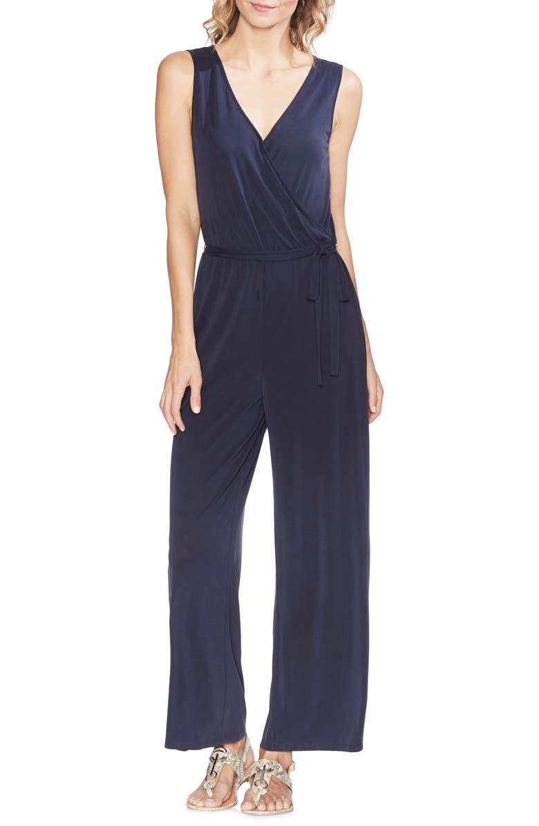Vince Camuto Suits FAUX WRAP JUMPSUIT