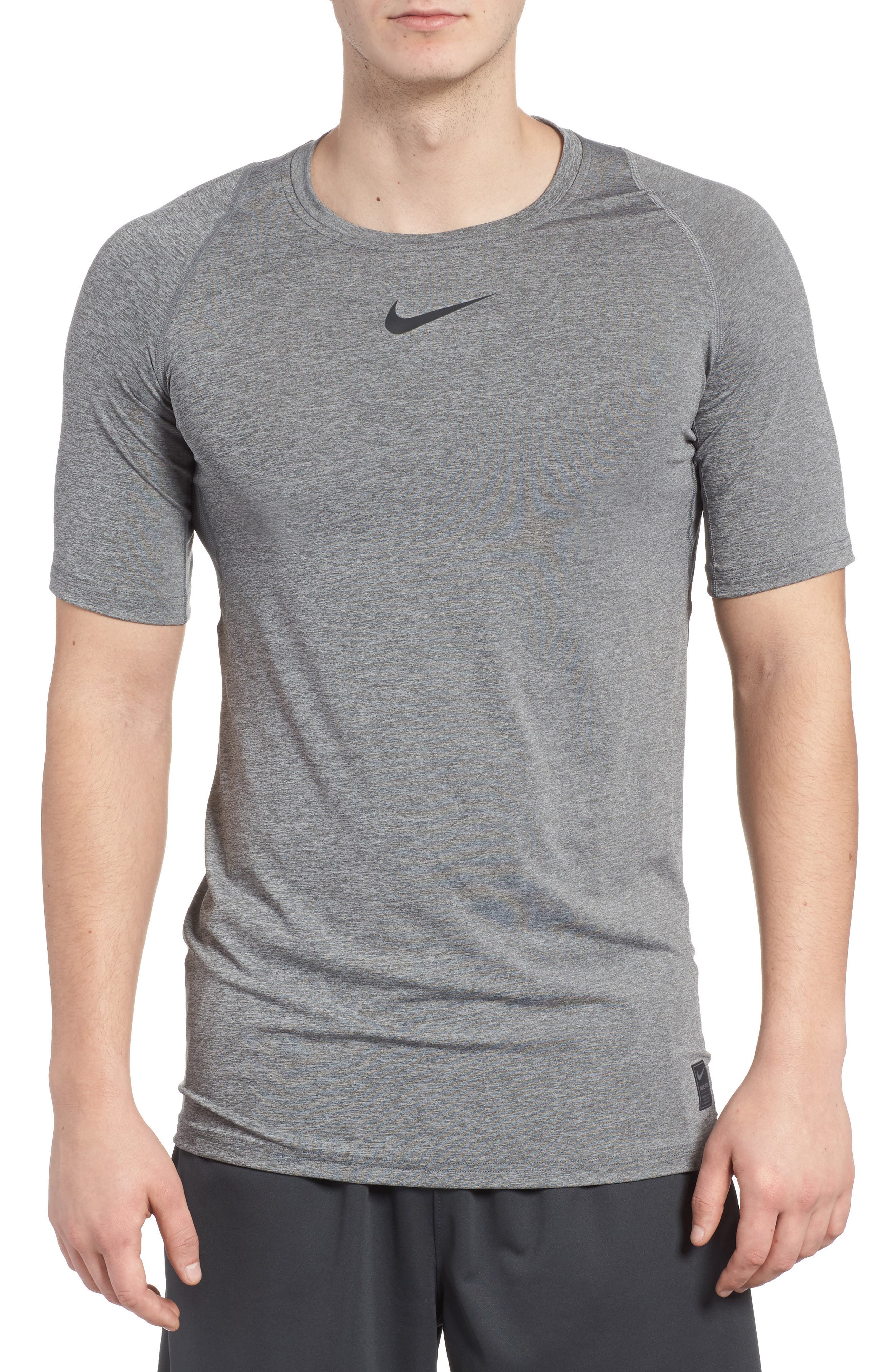 Big & Tall Nike Pro Fitted T-Shirt - Grey