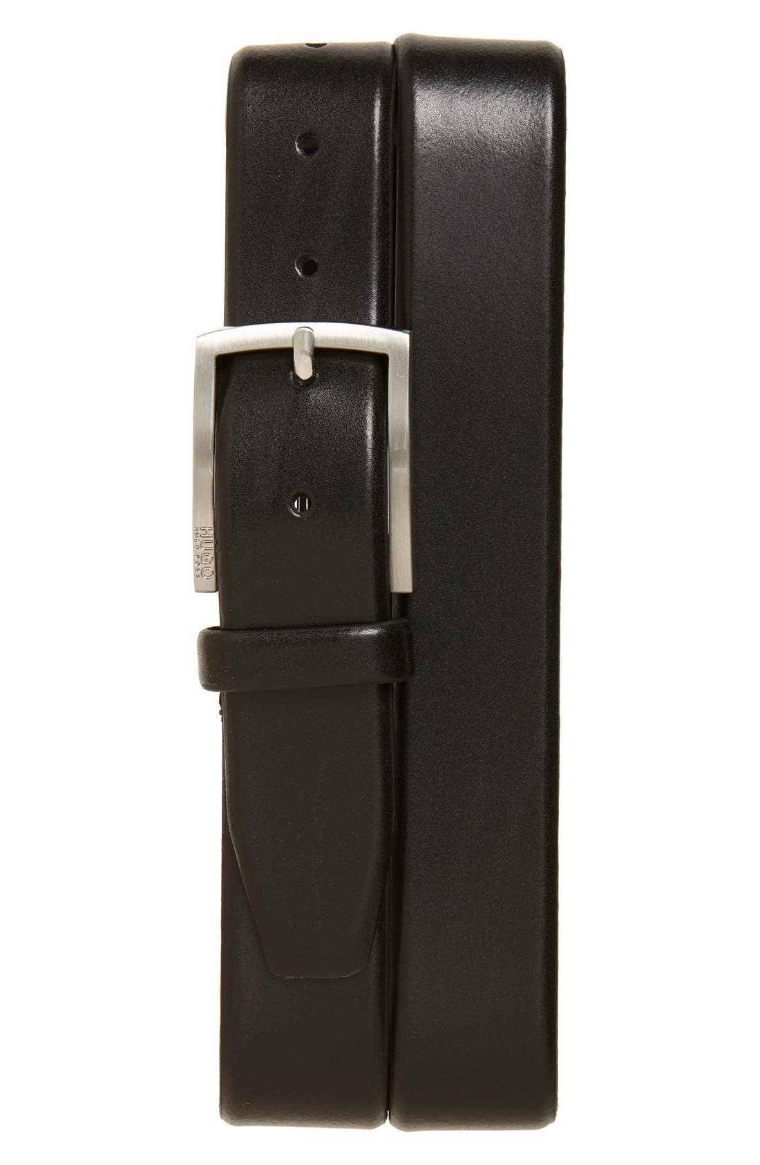 UPC 704349876998 product image for Men's BOSS 'Barney' Leather Belt, Size 38 - Black | upcitemdb.com