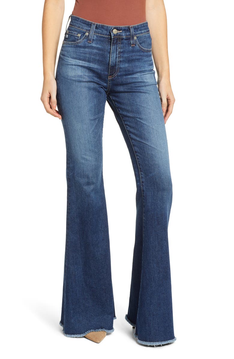 AG Iva High Waist Bell Bottom Jeans (10 Year Kindred) | Nordstrom