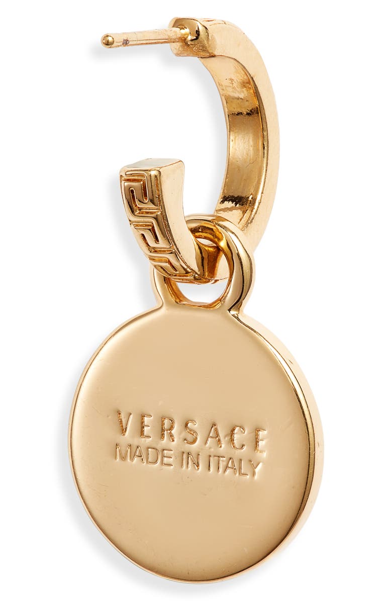 VERSACE ICON MEDUSA DROP EARRINGS,DG2D748DJMX