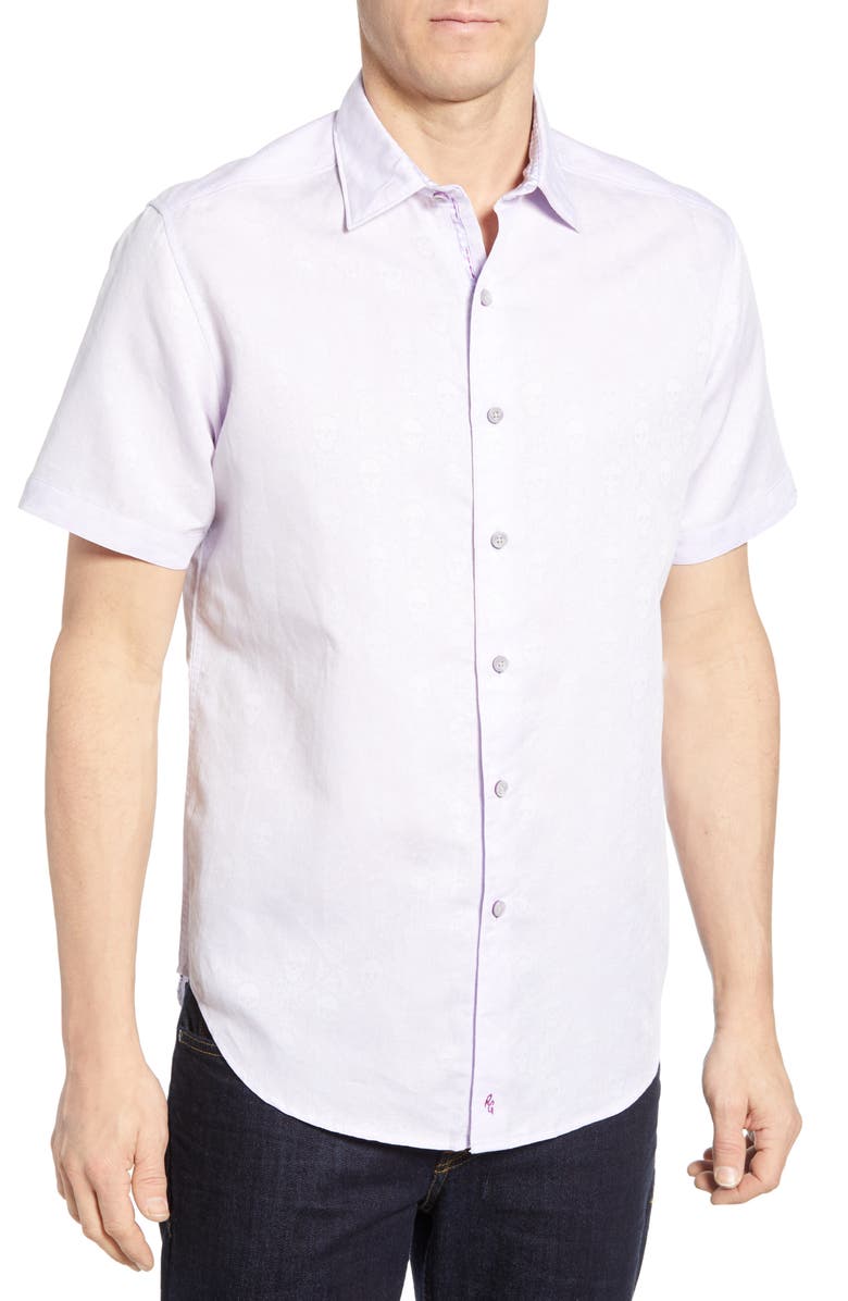 Robert Graham T-shirts TEMPLE OF SKULL CLASSIC FIT SPORT SHIRT
