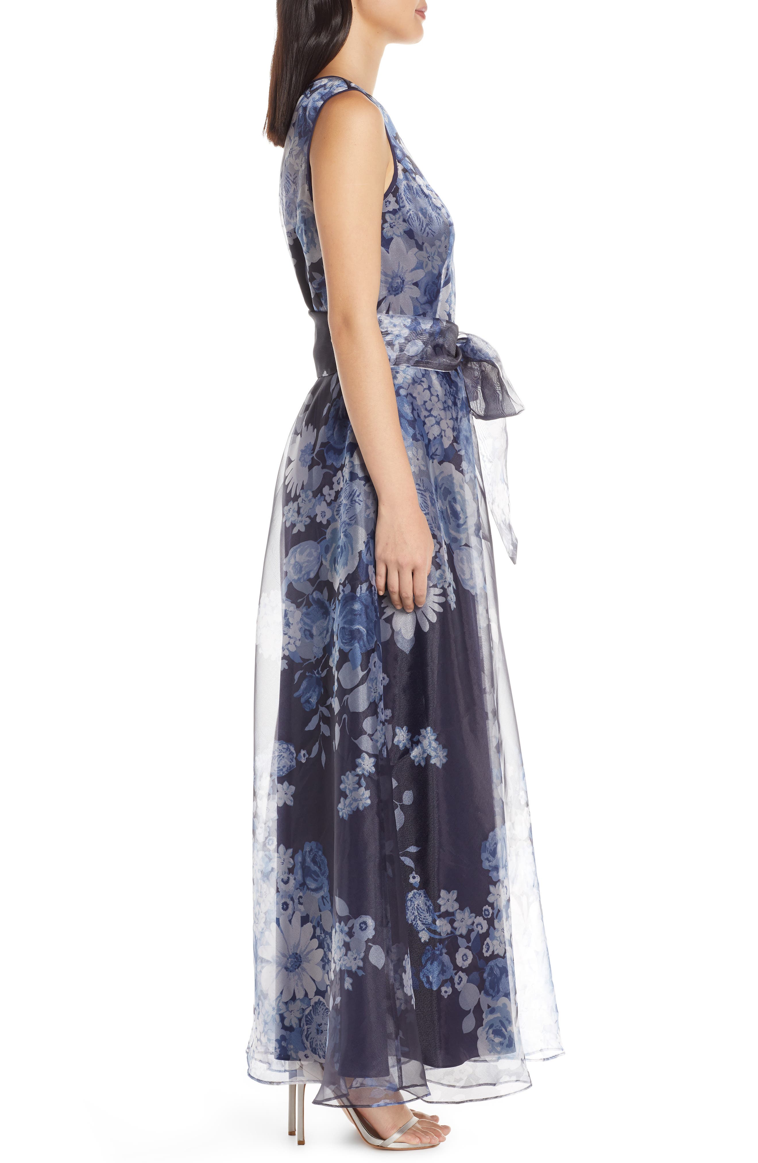 floral organza jumpsuit eliza j