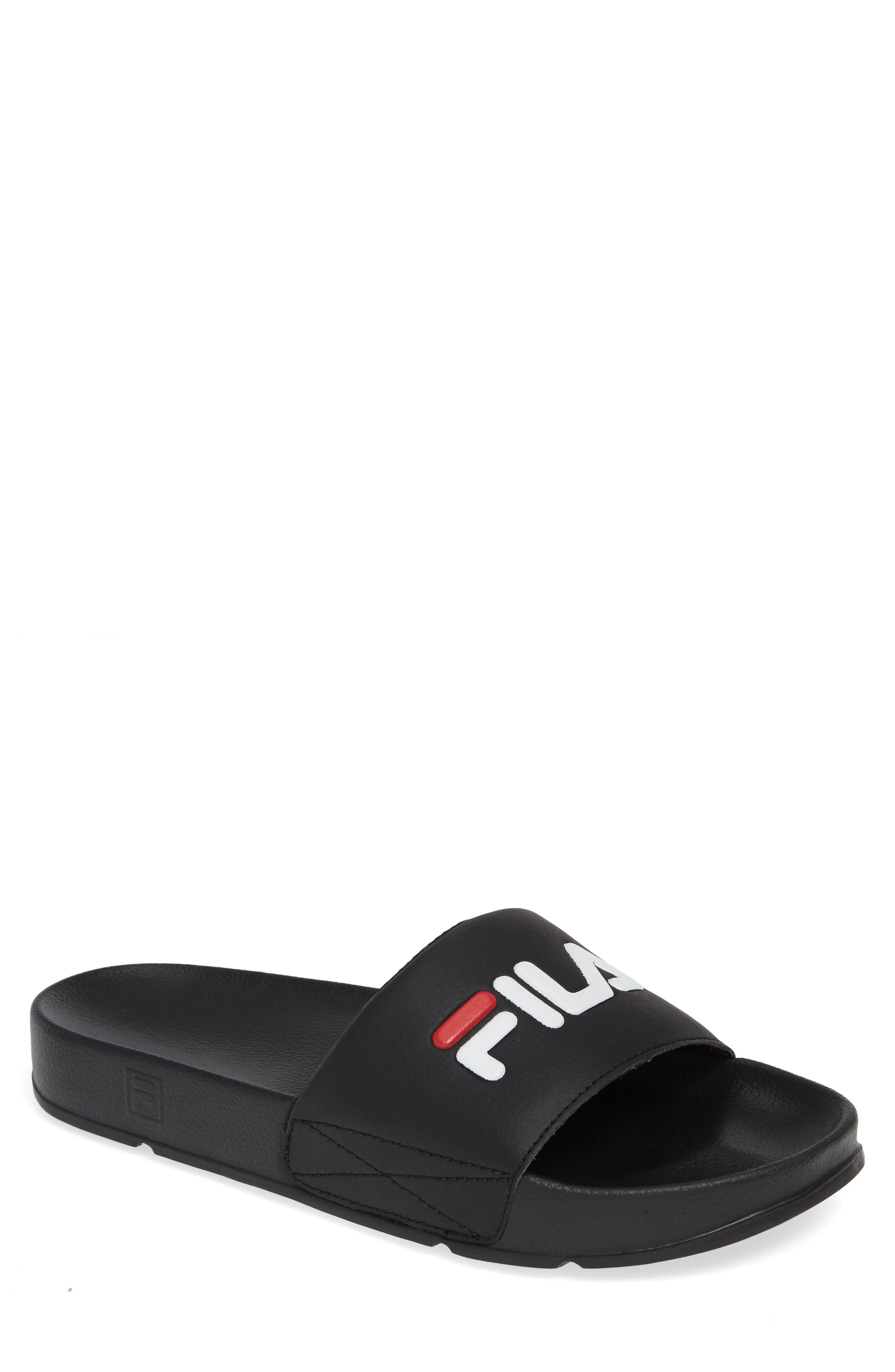 UPC 791271029073 product image for Men's Fila Sport Slide, Size 7 M - Black | upcitemdb.com