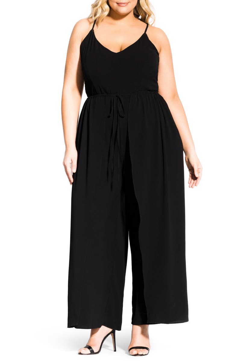 City Chic Suits UNTAMED WIDE LEG JUMPSUIT