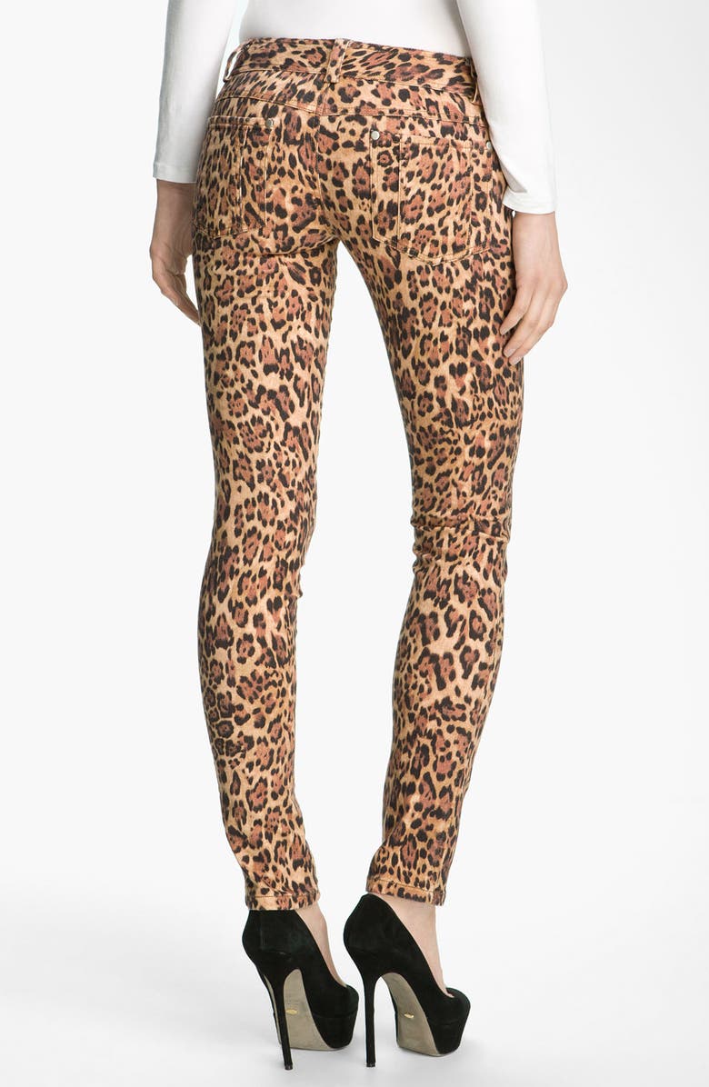 Alice + Olivia Jaguar Print Skinny Jeans | Nordstrom