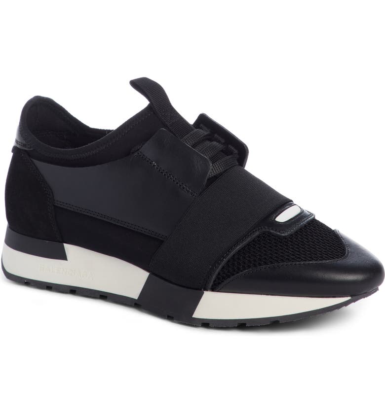 Balenciaga Mixed Media Trainer Sneaker (Women) | Nordstrom