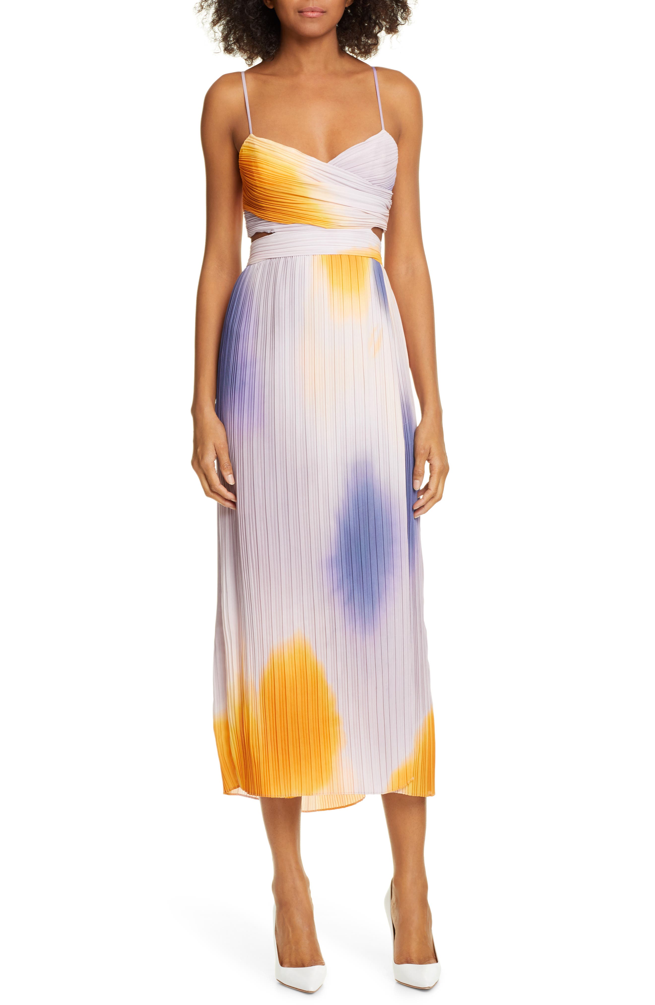 A.l.c. Sienna Ombre Midi Dress, White