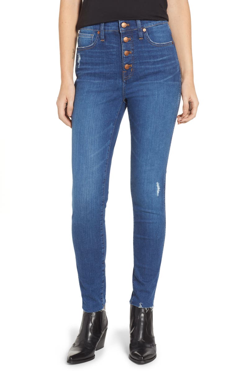 Madewell 10-Inch High Rise Skinny Jeans (Hanna) | Nordstrom