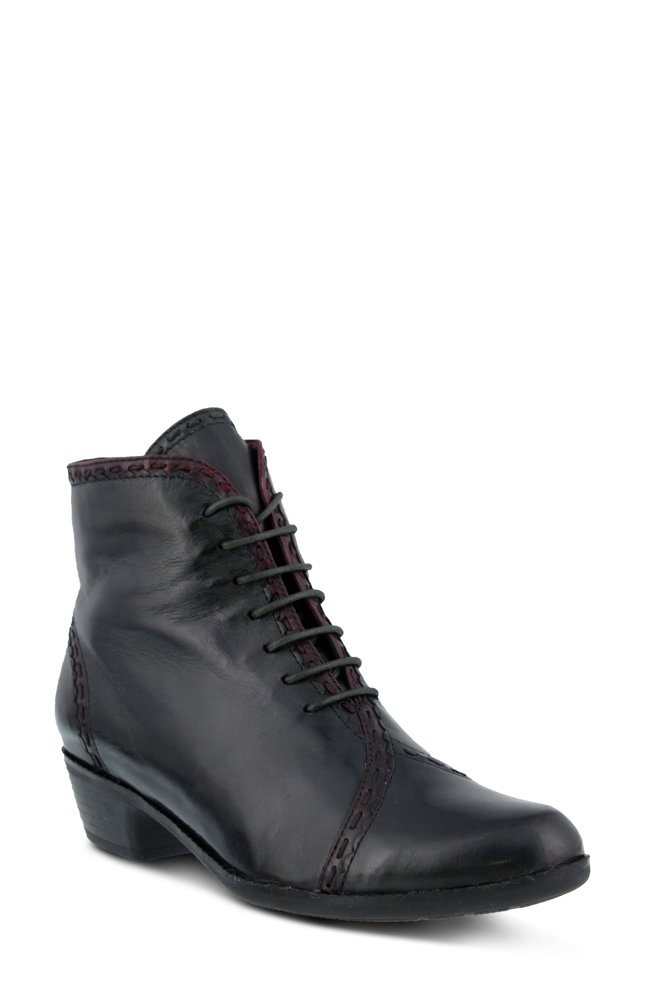 Spring Step Jaru Lace-Up Bootie, Grey