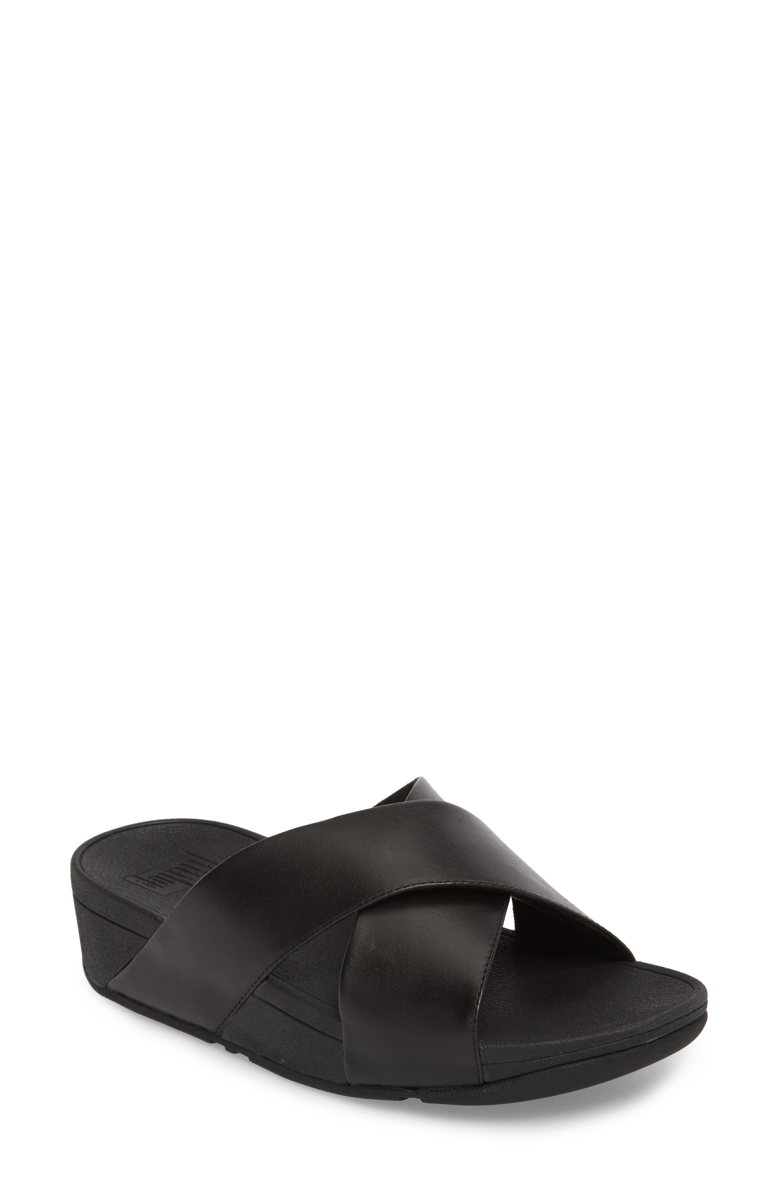 FitFlop Lulu Cross Slide Sandal (Women) Nordstrom
