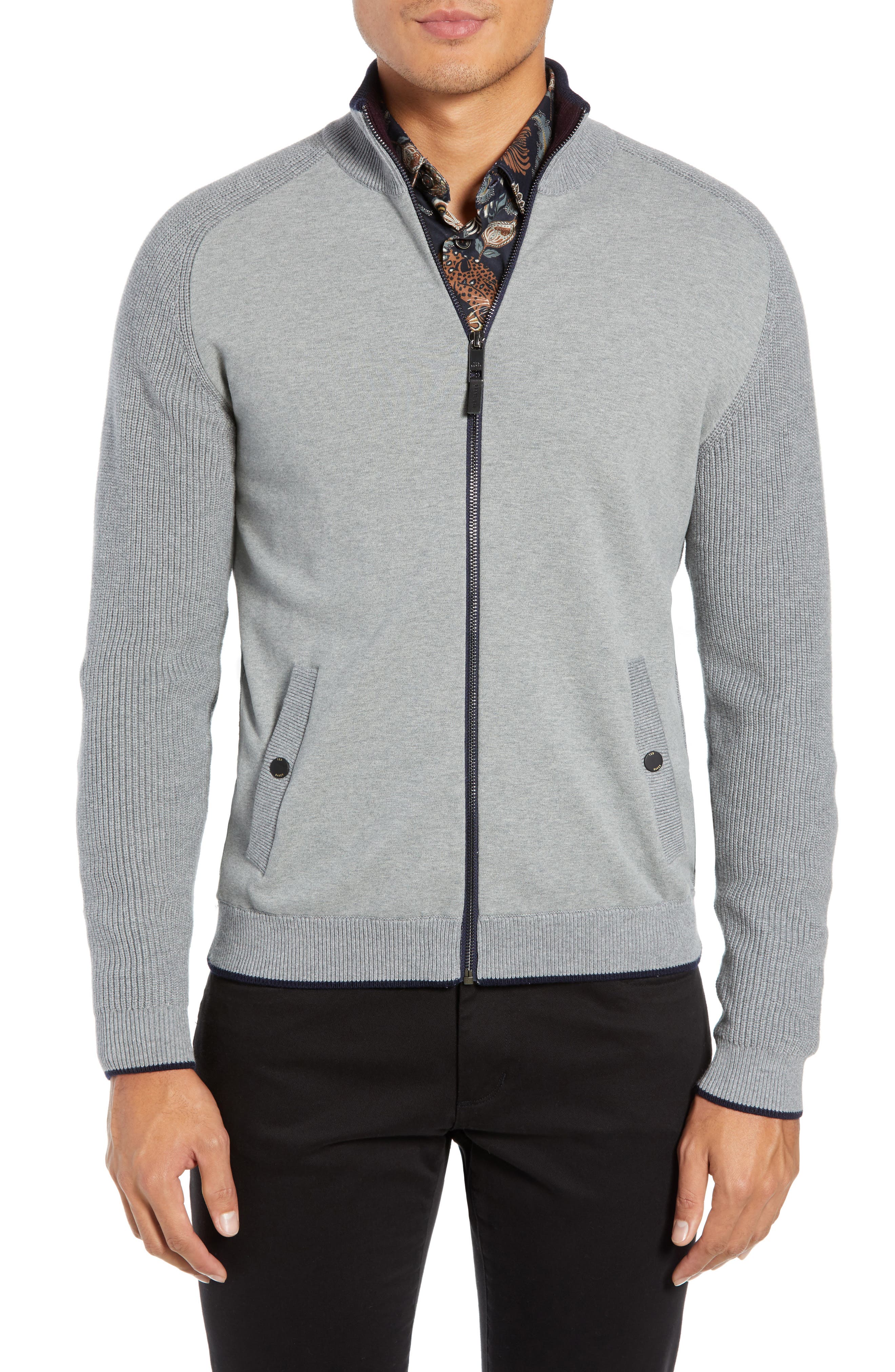 Ted Baker London Patrik Slim Fit Zip Sweater Nordstrom