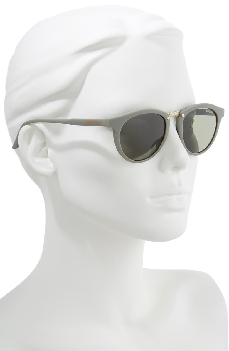 SMITH QUESTA 50MM CHROMAPOP(TM) ROUND SUNGLASSES,243740G1950IR