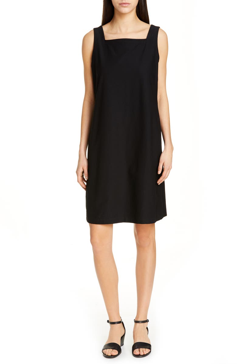 Eileen Fisher Dresses SQUARE NECK SHIFT DRESS