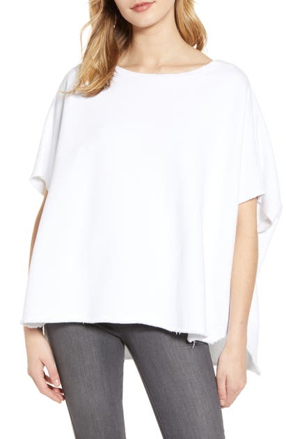 Frank Eileen Tee Lab Jersey Capelet In Whiteout Modesens Frank Eileen Tee Lab Jersey Capelet In Whiteout Modesens