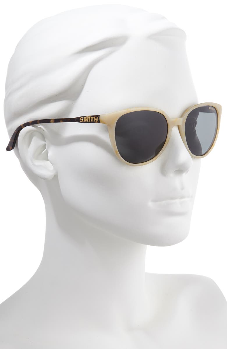 SMITH CHEETAH 54MM CHROMAPOP(TM) POLARIZED ROUND SUNGLASSES,216801G1954M9
