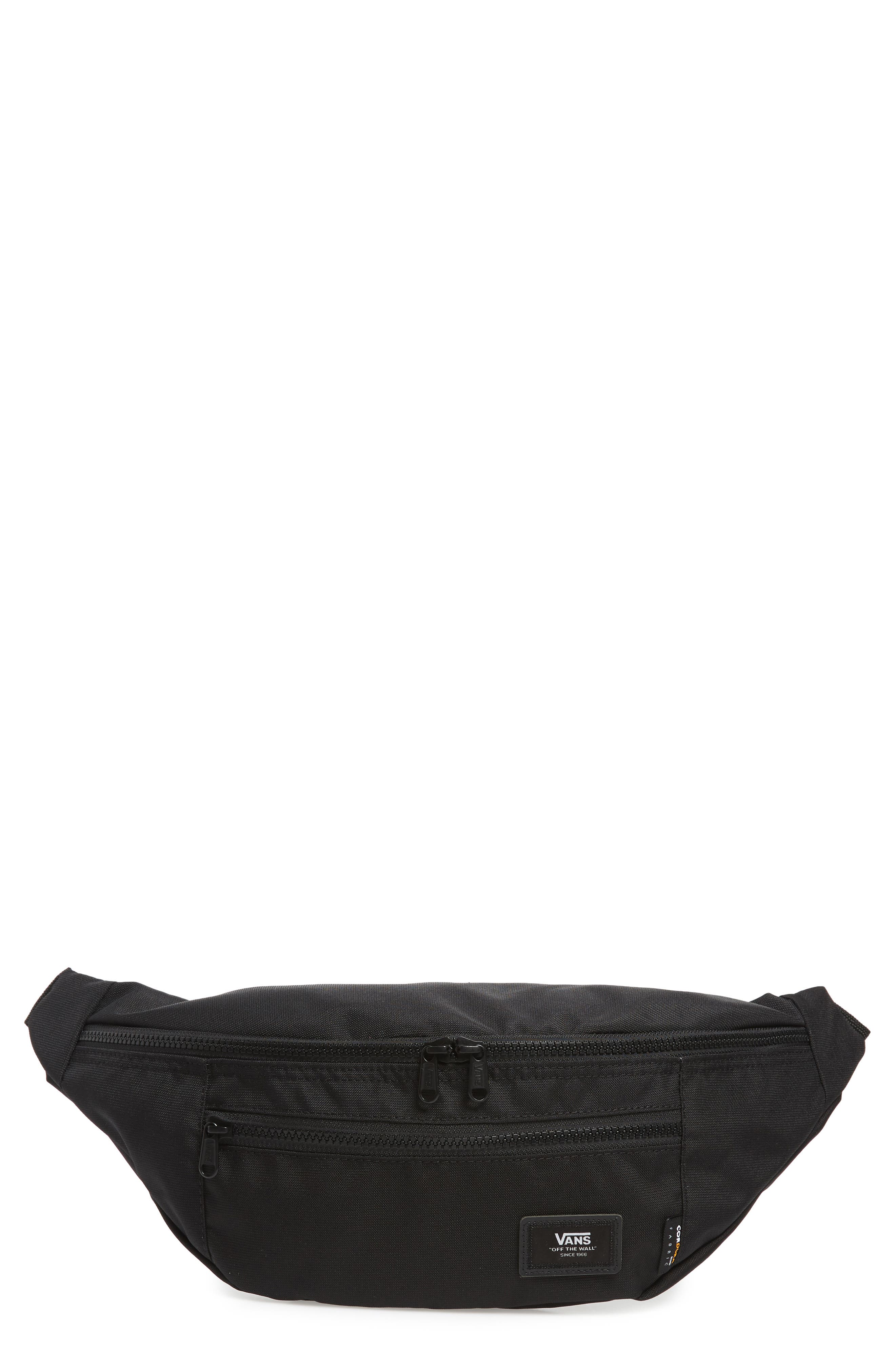 vans waist bag black