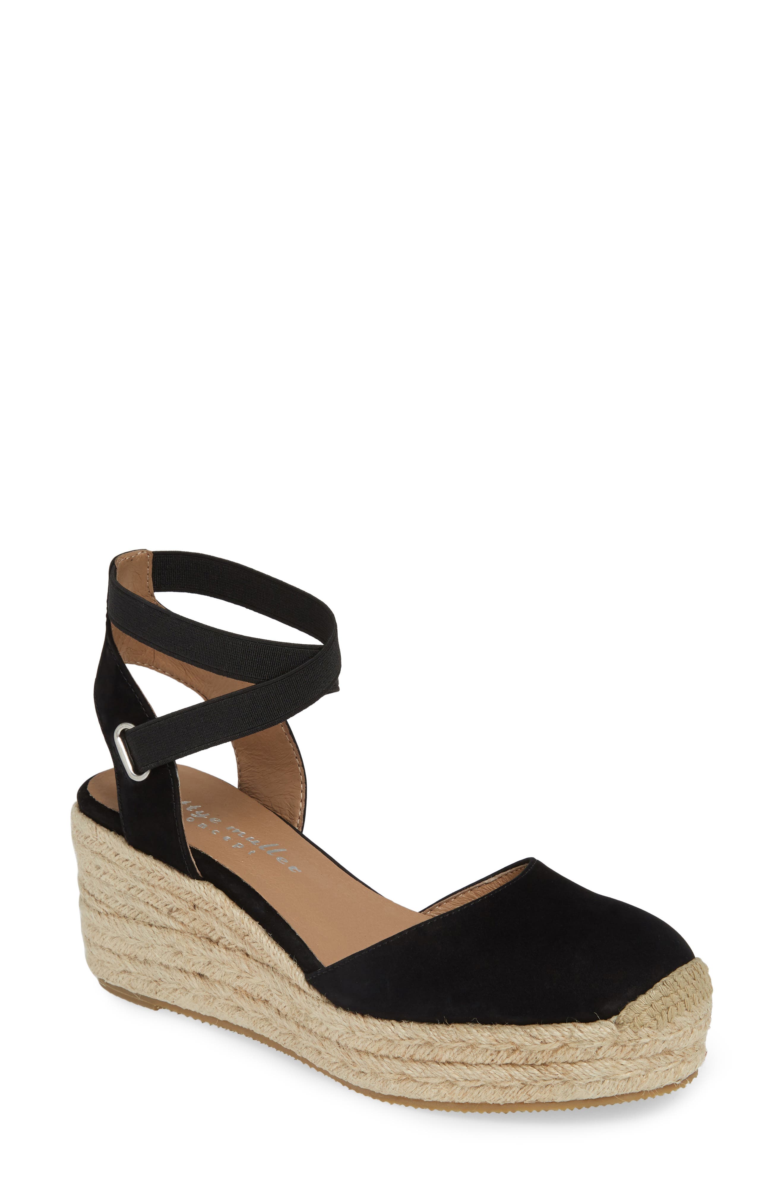Bettye Muller Concepts Reba Espadrille Wedge, Black