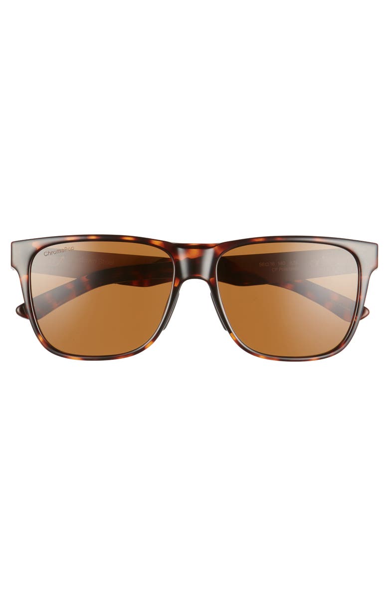 SMITH LOWDOWN STEEL 56MM CHROMAPOP(TM) POLARIZED SUNGLASSES,201906003566N