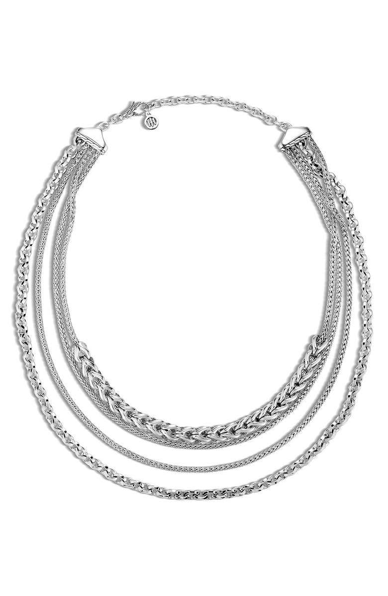John Hardy Accessories CLASSIC CHAIN MULTI-ROW NECKLACE