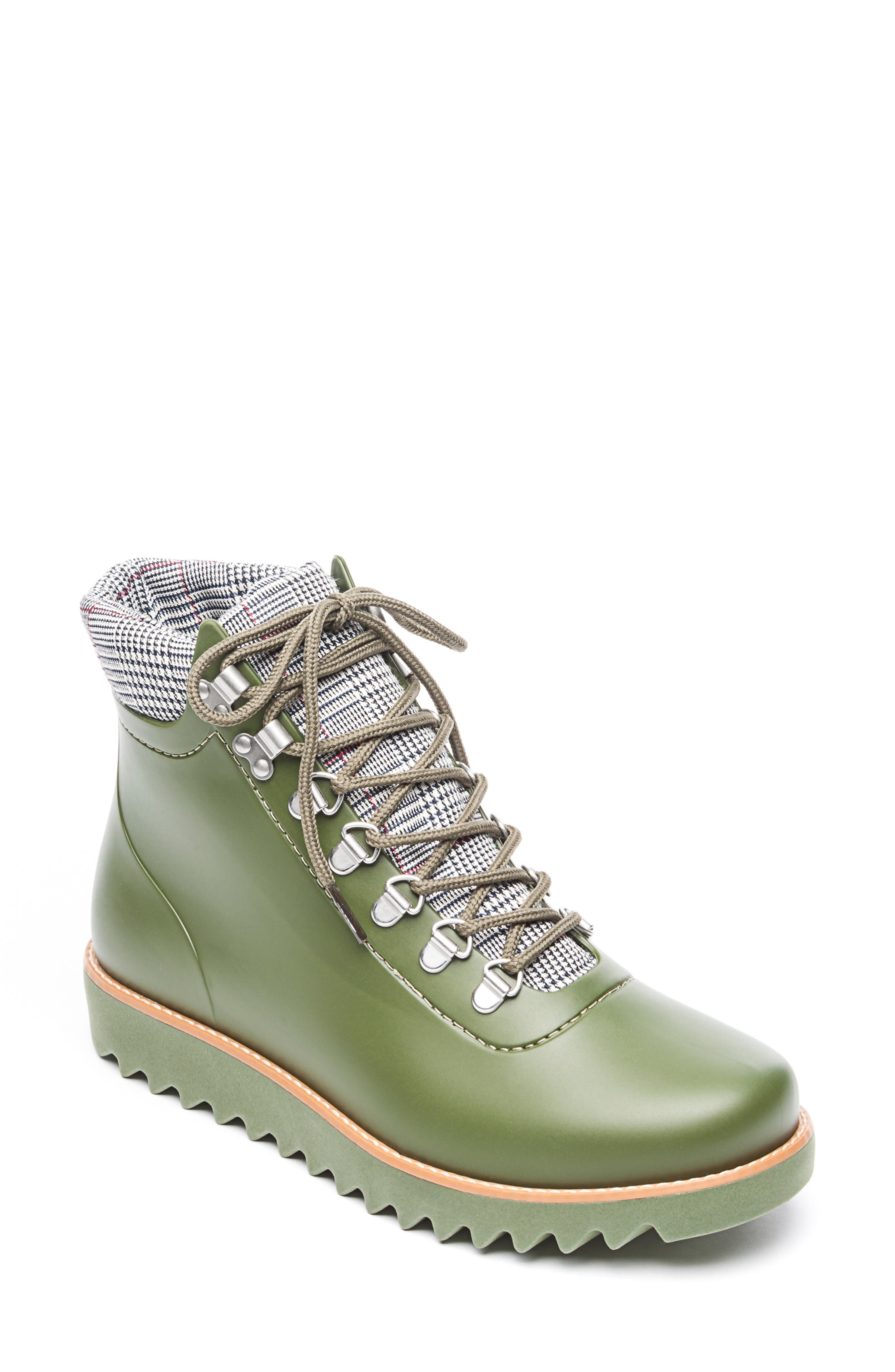 Bernardo Winnie Waterproof Rain Bootie, Green